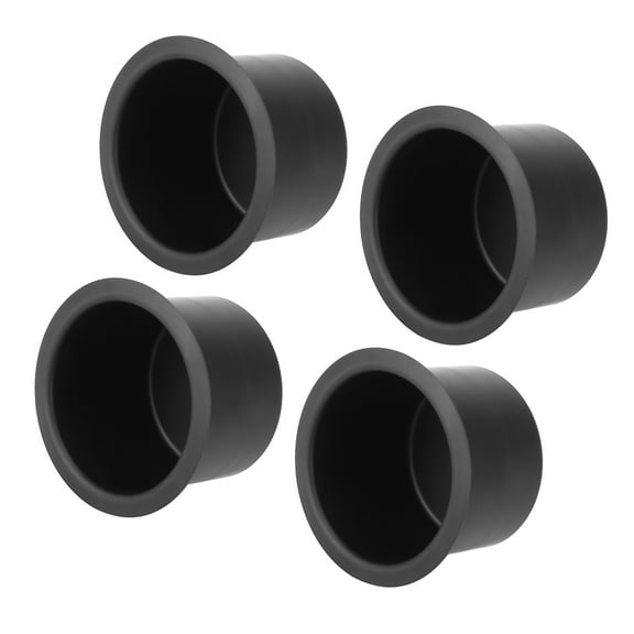 4pcs Stainless Steel Bottle Cup Drink Holder Insert Replacement Black for Boats RVs