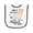 White and Black, variant on Inktastic Mimi's You Say Alpaca My Bags Baby Terry Cloth Bib