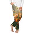 thumbnail image 2 of Susaid Butterflies In Flower Field Print Soft Teen Sleep Pants, Long Pajama Bottoms with Two Pockets and Elastic Waist, Designed for Ages 5-16-Medium, 2 of 6