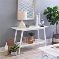 thumbnail image 2 of Linon Samantha Table Console en Bois, Blanc, 2 of 16