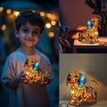 thumbnail image 4 of Corgi Lampe de Chevet Lumineuse Ranch pour Chien Belle Lampe de Table avec USB A+C Résine Teinte Lampe de Bureau Française Thème Chien Mignon Lampe de Table LED avec Lumière Chaude, 4 of 8
