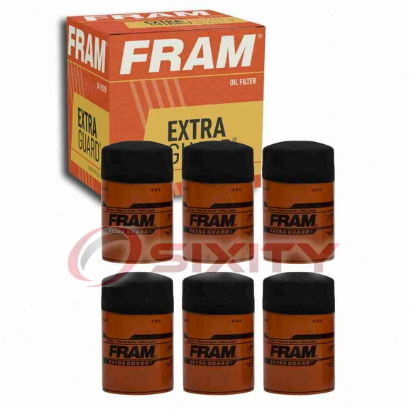 6 pc FRAM PH3980 Extra Guard Engine Oil Filters for 51791MP 84182MP Oil Change Lubricant Filters Fits select: 1988-2000 CHEVROLET GMT-400, 1995-2000 CHEVROLET TAHOE