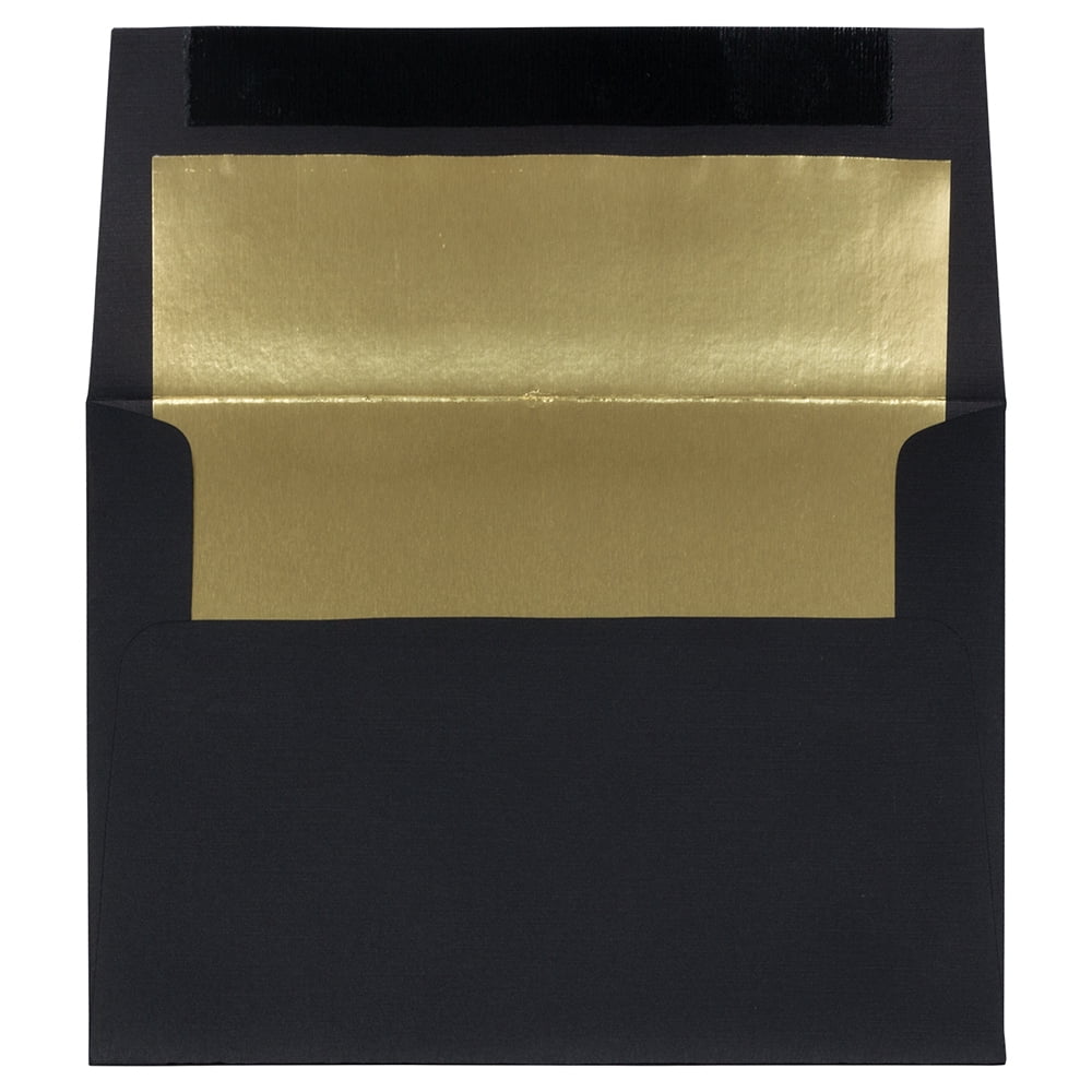JAM PAPER A7 Foil Lined Invitation Envelopes 133.3 x 184.1 mm (5 1/4