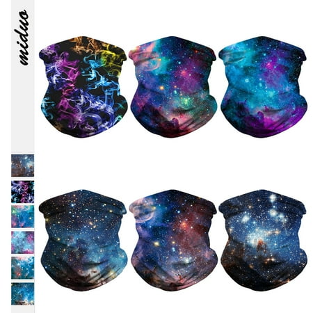 Galaxy Face Mask Bandanas for Dust, Outdoors, Festivals, Sports BY Olrik