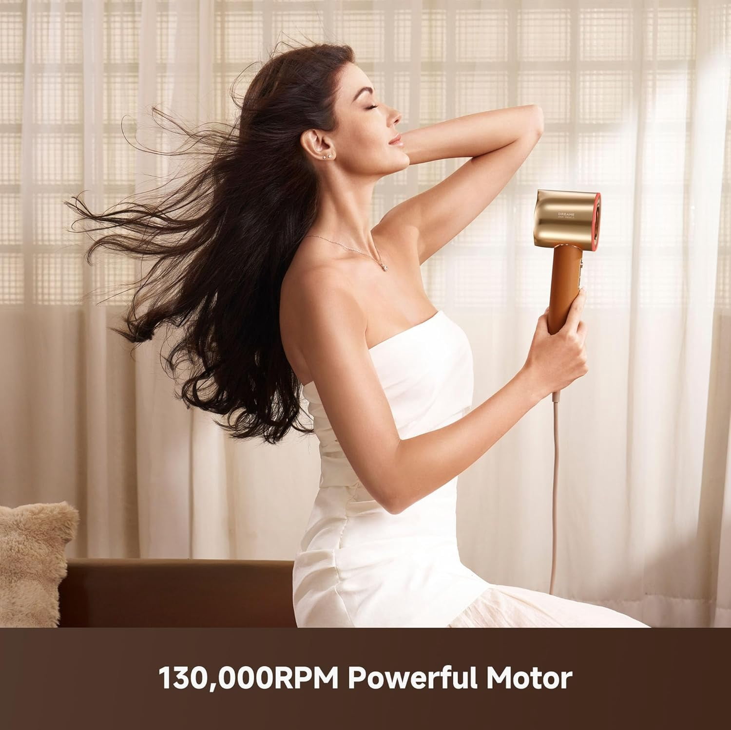 Dreame Miracle Pro High-Speed Hair Dryer, 130,000RPM Motor for