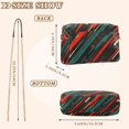thumbnail image 4 of FORMRS Women Crossbody Purse with Chain Strap Vegan Leather Shoulder Handbag, Green Stars Abstract, 4 of 7