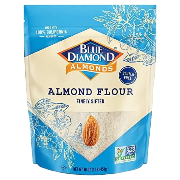 Blue Diamond Almonds, Almond Flour, Gluten Free, Blanched, Finely Sifted, 1 Lb