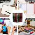 thumbnail image 6 of FORMRS 1-Subject Spiral Notebook 8" x 5" College Ruled 60 Refillable Sheet A5 Hard Cover, 2 Pack, Pink Block Pattern, 6 of 7