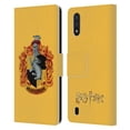 thumbnail image 1 of Head Case Designs Officially Licensed Harry Potter Chamber Of Secrets I Hufflepuff Crest Leather Book Wallet Case Cover Compatible with Samsung Samsung Galaxy A01 (2020), 1 of 6