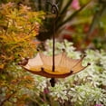 thumbnail image 6 of Hanging Bird Feeder Tray Bird Bath for Outdoors, Umbrella Shaped Wild Bird Feeders Tray for Bird Bath Hummingbird Feeder for Outside Metal Tray And Water, 6 of 9
