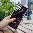 thumbnail image 4 of Dteck Case for Samsung Galaxy S22 Ultra Slim Thin Cute Marble Pattern Soft TPU Bumper Shockproof Protective Case For Samsung Galaxy S22 Ultra,Black, 4 of 5