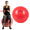 Red, variant on THERABAND Standard Exercise Ball, 22" Red Stability Trainer for 5'1"–5'6" Users, Yoga & Pilates Ball, Balance & Core Trainer, For Athletes Fitness at Gym & Home