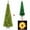 5ft (150CM) Tree+LED Lights, variant on Christmas Decor Pre-lit Christmas Tree Artificial Christmas Tree Christmas Gifts for Family Christmas Tree 4/5/6/7FT Pencil Christmas Tree with Lights LED For Xmas Holiday Home Artificial