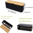 thumbnail image 3 of Cable Management Box Small White Cable Organizer Box Management, 3 of 5