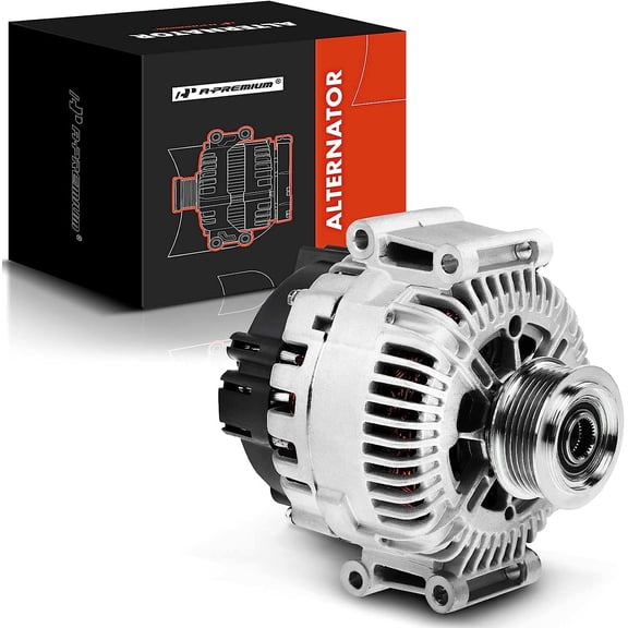 A-Premium Alternator with 12V 180A for Audi A6 2006 2007 2008 V6 3.2L, A6 Quattro 2005 2006 2007 2008 - V6 3.2L