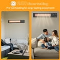 thumbnail image 3 of Dwellcozy 1500w Electric Ceiling Mounted Patio Heater With Remote Control, 3 of 9