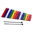 thumbnail image 2 of Kids 15 Keys Xylophone Colorful Musical Percussion Instrument Early Education Instrument for Music Sense Development, 2 of 6