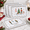 Watercolor Christmas, variant on Christmas Tree Themed Serving Trays, Set of 4, Rectangular Platters for Holiday Gatherings