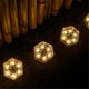 thumbnail image 2 of 4Pcs Solar Deck Lights Outdoor Waterproof Garden Lights (Warm White), 2 of 5