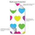 thumbnail image 4 of DistinctInk Custom SKIN / DECAL compatible with OtterBox Symmetry for iPhone 11 Pro MAX (6.5" Screen) - White Multi Color Hearts, 4 of 5