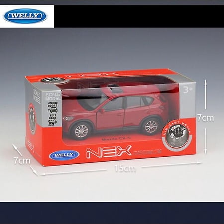 Modellino Welly Mazda CX-5 Bianco Scala 1:34 In Pressofuso - Nuovo In Scatola - Foto 5