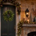 thumbnail image 5 of Qwtwty Artificial Christmas Wreath with Red Berries, Farmhouse Winter Wreaths Hanging Ornament for Indoor Outdoor Wall Window Home Holiday Christmas Decor, 5 of 7