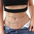 thumbnail image 6 of Ywmsfl Rhinestones Belly Chain Jewelry With for Butterfly Pendant Body Jewelry For Women Waist Chains Body Chain Jewelry Wai, 6 of 11