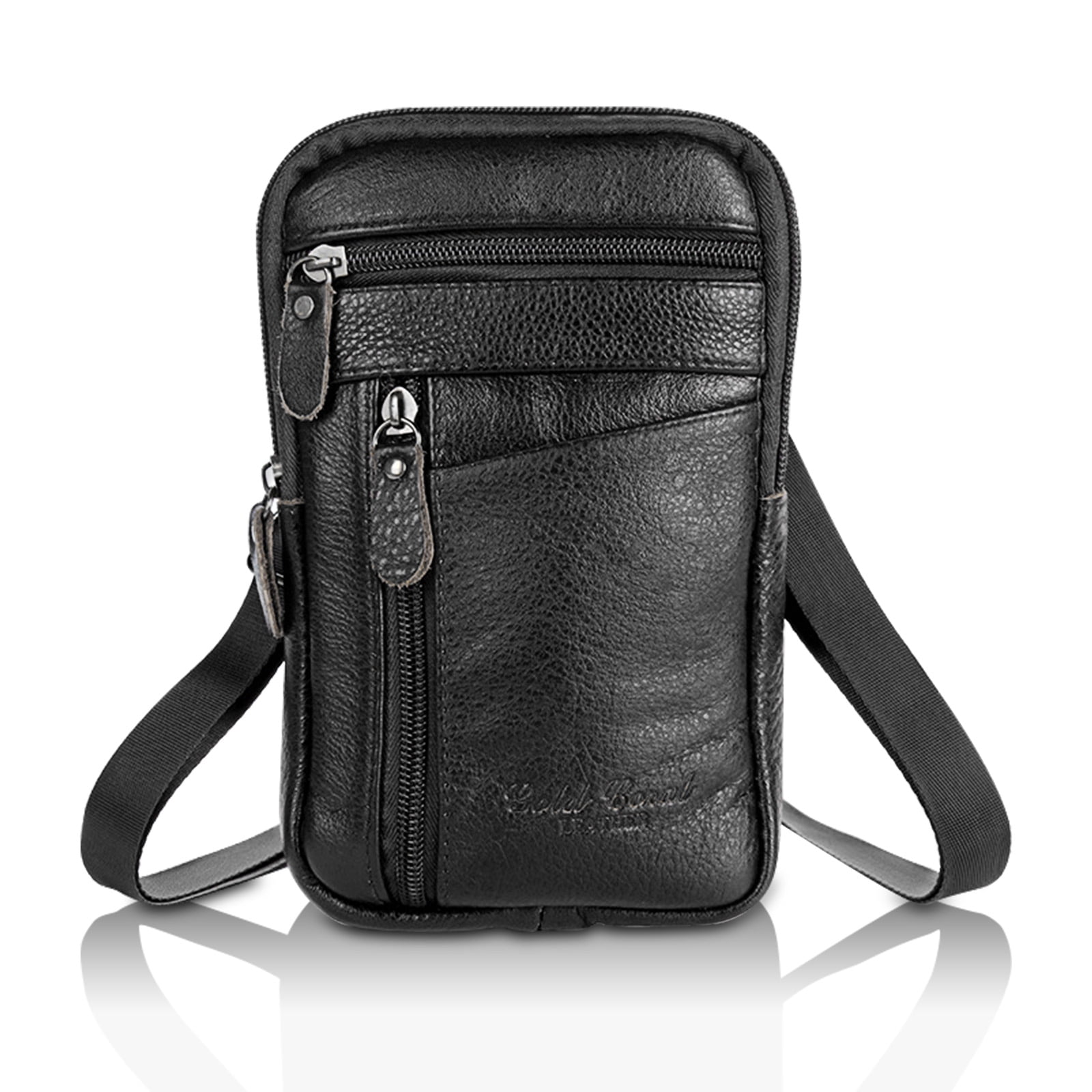 Leather Cell Phone Purse for Men, EEEkit Crossbody Phone Bag with Belt ...