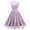 Purple, variant on Women Sleeveless Floral Embroidered Midi Sundress for Summer 2025 – Sheer Neckline & Tulle A-Line Dress for Beach Weddings Purple L