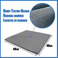 thumbnail image 2 of Paños de microfibra de carbono premium para limpieza profesional de vidrios y espejos. Paño de pulido con una increíble combinación de fibras azules y grises. 40 unidades., 2 of 5