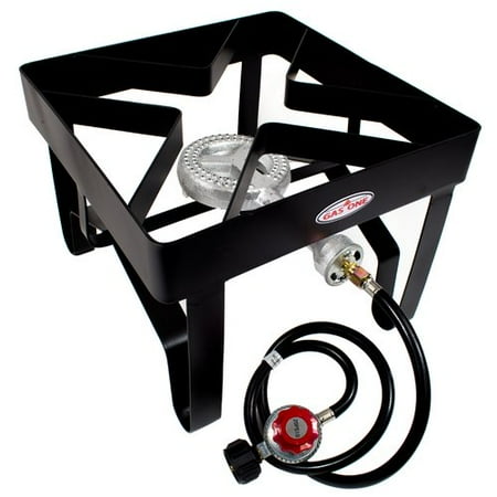 Gas Stove Blower - Gas One High Pressure 1-Burner Propane Outdoor Cooker Burner Stove Round 100,000 BTU