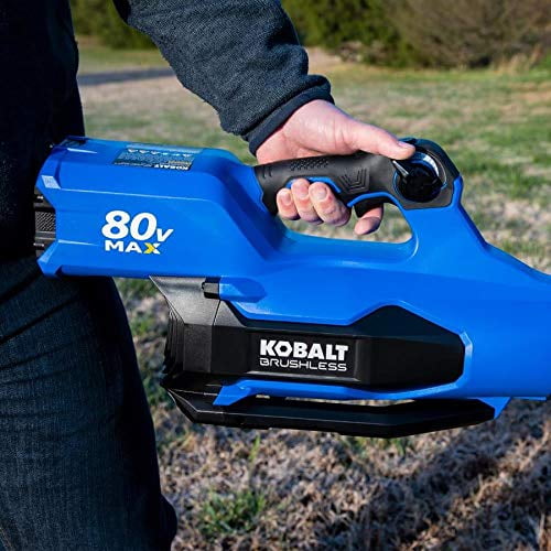 KOBALTS 140 MPH 80 Volt 80v 630 CFM Lithium Ion Brushless Cordless Electric Leaf Blower Bare Tool Only Battery and Charger Not Included Walmart