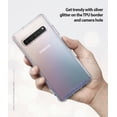 thumbnail image 5 of Ringke Fusion Case Compatible with Samsung Galaxy S10 5G, Transparent PC Back TPU Bumper Drop Protection Phone Cover - Glitter Clear, 5 of 8