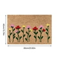 thumbnail image 2 of Felpudo absorbente decorativo para puerta de entrada Wdftyju 40x60cm flor, 2 of 8