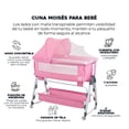thumbnail image 4 of Cuna Moisés Corral Para Bebe Ajustable Mosquitero Colchón, 4 of 8