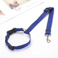 thumbnail image 3 of Cinturón de seguridad para automóvil para mascotas, dos en uno, de color sólido, correa de nailon, cinturón de seguridad para el asiento trasero, arnés ajustable para perros, collar, accesorios para m, 3 of 5