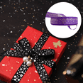 thumbnail image 4 of Star Ribbon for Birthday, Wedding, Christmas, for Craft Packing, Gift Wrapping, DIY Craft, 2.5CM x48 Yardpurple, 4 of 5