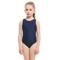 thumbnail image 4 of Gyratedream Girls One Piece Swimsuit Kids Halter Bathing Suits Summer Professional Training Swimwear 2-10Years, 4 of 6