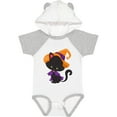 thumbnail image 3 of Inktastic Halloween Cat, Cute Cat, Black Cat, Witch Hat Boys or Girls Baby Bodysuit, 3 of 5