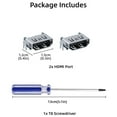 thumbnail image 4 of 2 piezas de repuesto para el puerto HDMI de la PS5 con destornillador T8, kit de reparación con piezas de repuesto para el conector de interfaz del puerto HDMI de la PS5, 4 of 7