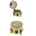 thumbnail image 1 of INDIA OVERSEAS TRADING CORP Solid Brass Folding Compass Clock, 1 of 1