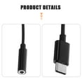 Axio 4pcs USB C to 3.5mm Adapter Headphone Jack Adapter Typec To 3.5mm