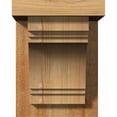 thumbnail image 2 of 6"W x 8"D x 8"H Pescadero Rough Sawn Corbel w/Backplate, Western Red Cedar, 2 of 9