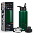 thumbnail image 1 of Magma Life Termo de Acero Inoxidable para Café y Agua 950 ml (32 oz): Contiene 3 Tapas para Diferentes tipos de Bebidas, Ideal para Mantener la Temperatura Deseada, 1 of 6