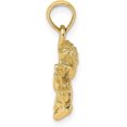 thumbnail image 2 of Solid 14K Yellow Gold Textured Crawfish Charm - 12.8mm, 2 of 5