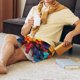 thumbnail image 5 of Fotbe Colorful Paint Print Pantalones Cortos de Pijama para Hombre, Ropa de Dormir, Pantalones de Pijama Cortos para Hombre-XX-Large, 5 of 6