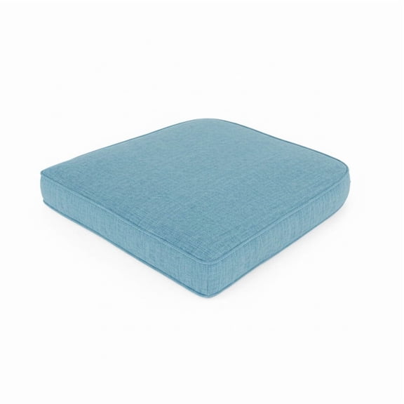 Covers & All Sunbrella Dining Chair Cushion, High-Density Foam Outdoor Chair Cushions, Water Resistant & UV & Fade Resistant for Furniture and Patio Chair Cushions (Cast Horizon, 19.5 x 19.5 x 4)