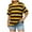 Yellow, variant on fatyb Oversized T Shirts for Women Striped Crew Neck Casual Tee Shirts Loose Womens Summer Blouse Tops