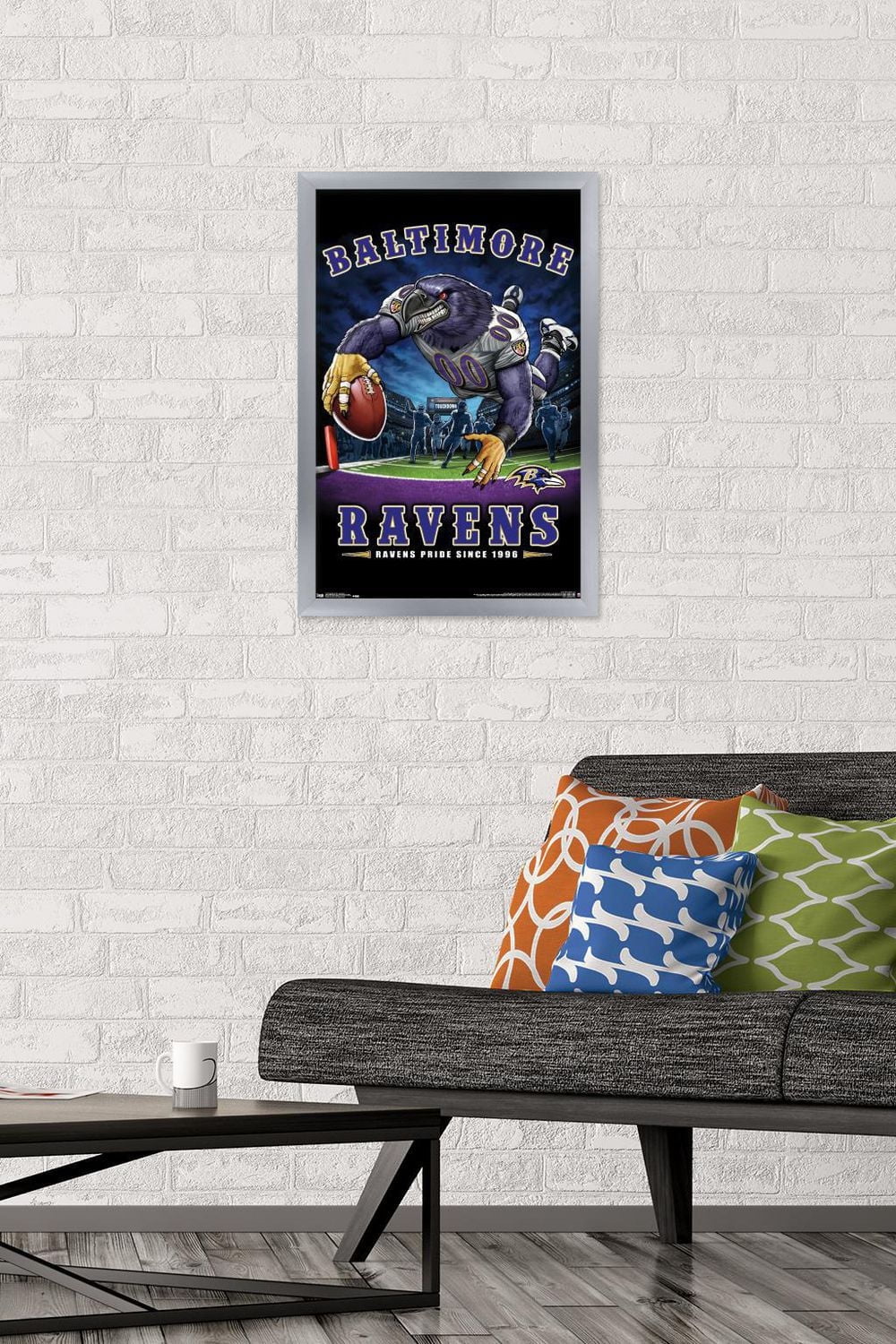NFL Baltimore Ravens - End Zone 17 Wall Poster, 14.725" x 22.375"