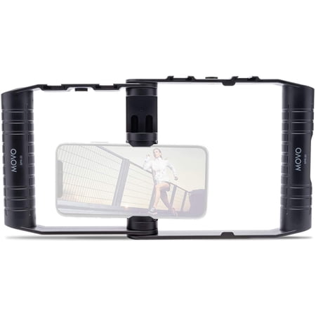 UPC: 0817711022609 | Movo SPR-20 Foldable Smartphone Video Rig Cage with Shoe Mounts for Lights  Microphones – Perfect Stabilizer Grip for Filming – Compatible with iPhone  Android